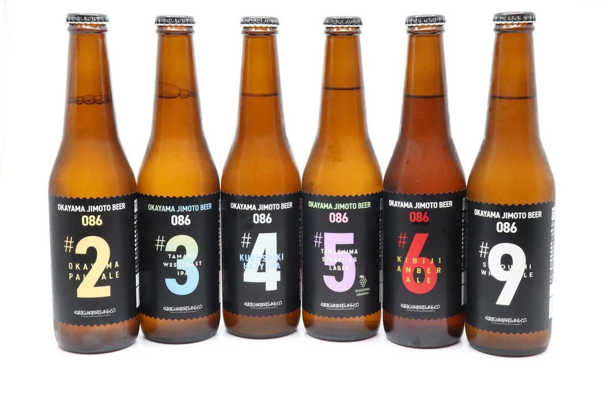 【季節限定】OKAYAMA JIMOTO BEER 086® 6本セット(※季節により内容が変更となります)